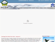 Tablet Screenshot of hotelsilverrock.com